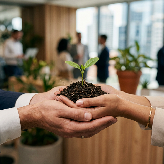 Symbole de soutien financier et de croissance personnelle